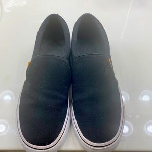 Nike black slip-on shoes